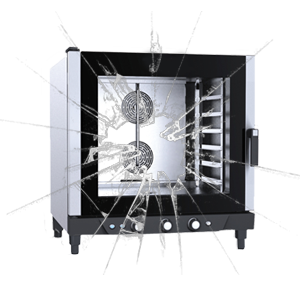 разбито стекло КОНВЕКЦИОННОЙ ПЕЧИ